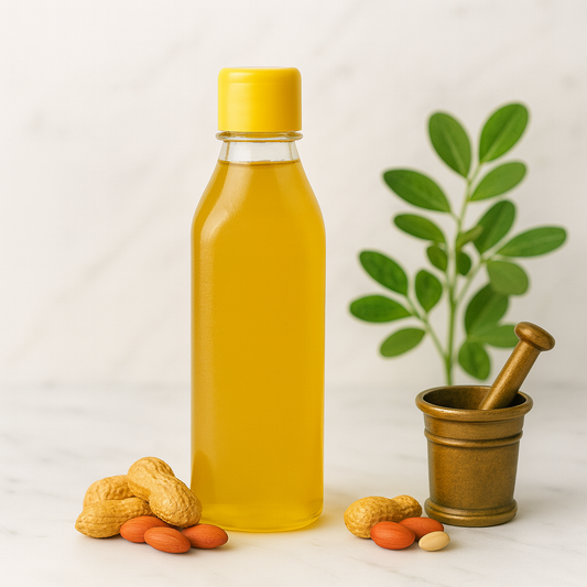 Iron Chekku Groundnut Oil - Cold Pressed & Unrefined
