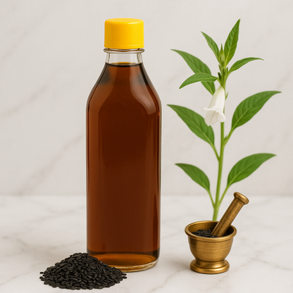 Iron Chekku Black Sesame Oil - Cold Pressed & Unrefined