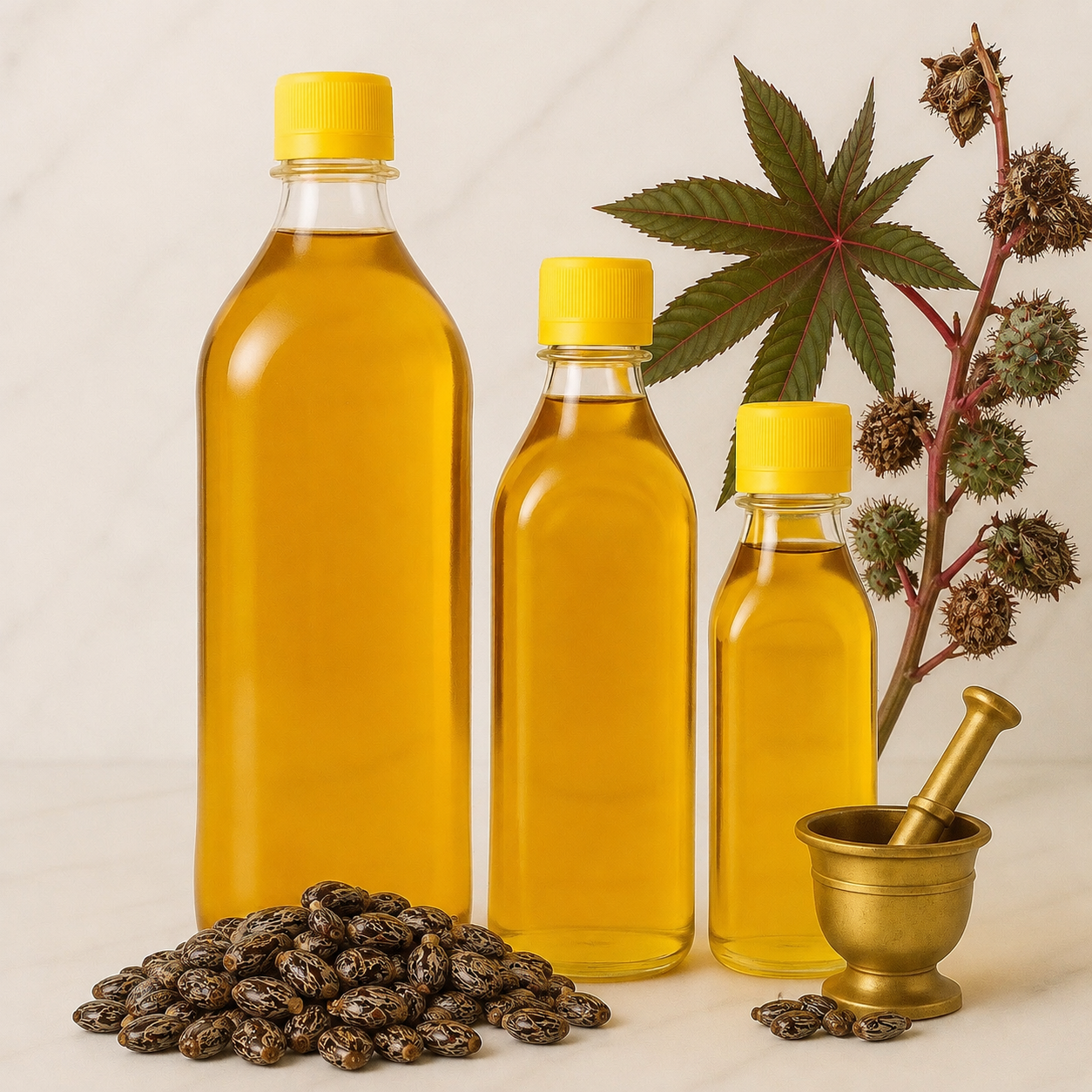 Iron Chekku Castor Oil - Cold Pressed & Unrefined