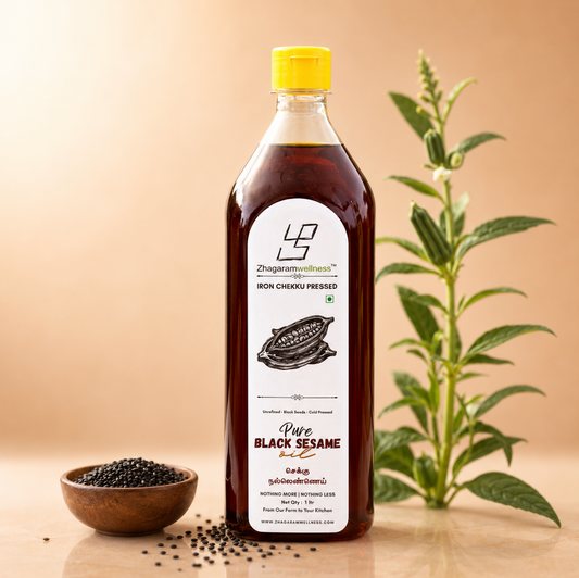 Black Sesame Oil - Cold Pressed & Unrefined