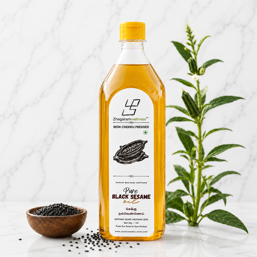 Black Sesame Oil - Cold Pressed & Unrefined