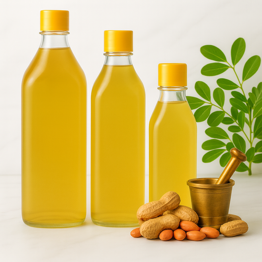 Iron Chekku Groundnut Oil - Cold Pressed & Unrefined